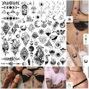 Small Temporary Tattoo,Unique Mystic Collection - Tattoos Adults Women Men,